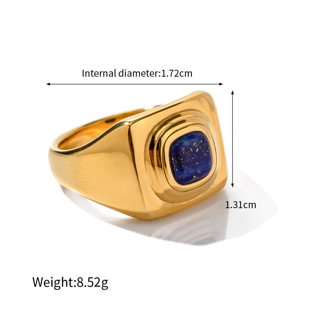 18K Gold Plated Zircon Ring