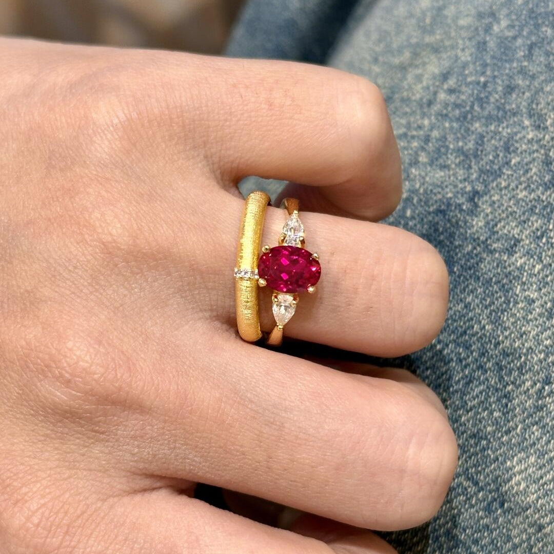 Classic Oval Ruby Ring