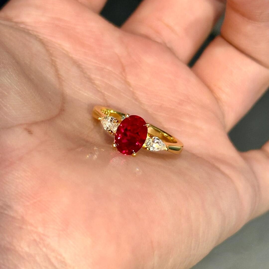 Classic Oval Ruby Ring