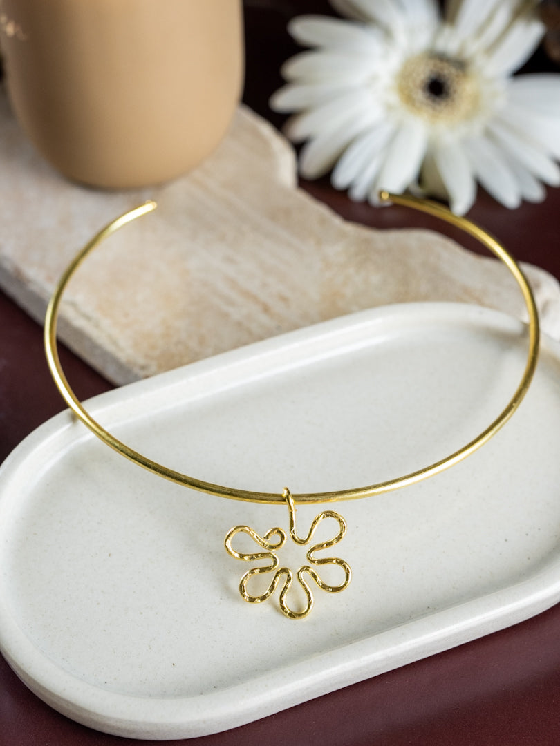 Blooma Brass Necklace