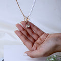 Lock & Pearl Necklace