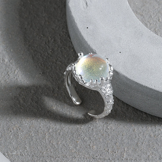 Moonstone Open Ring