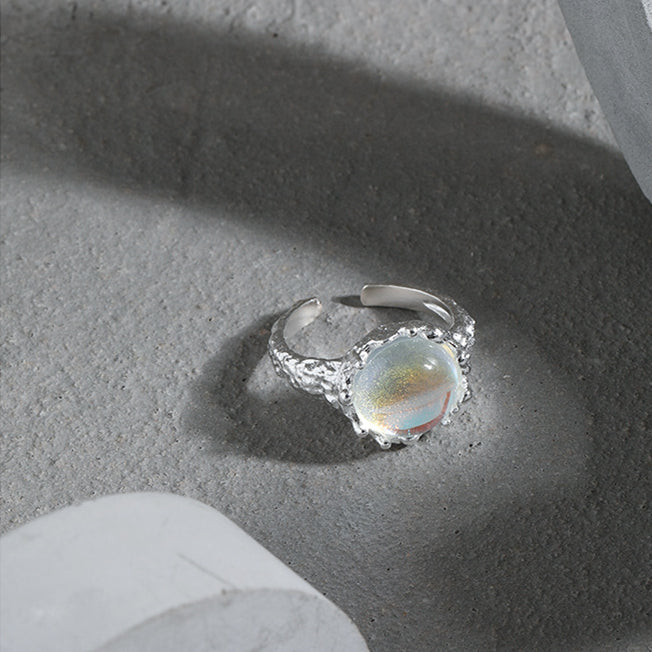 Moonstone Open Ring