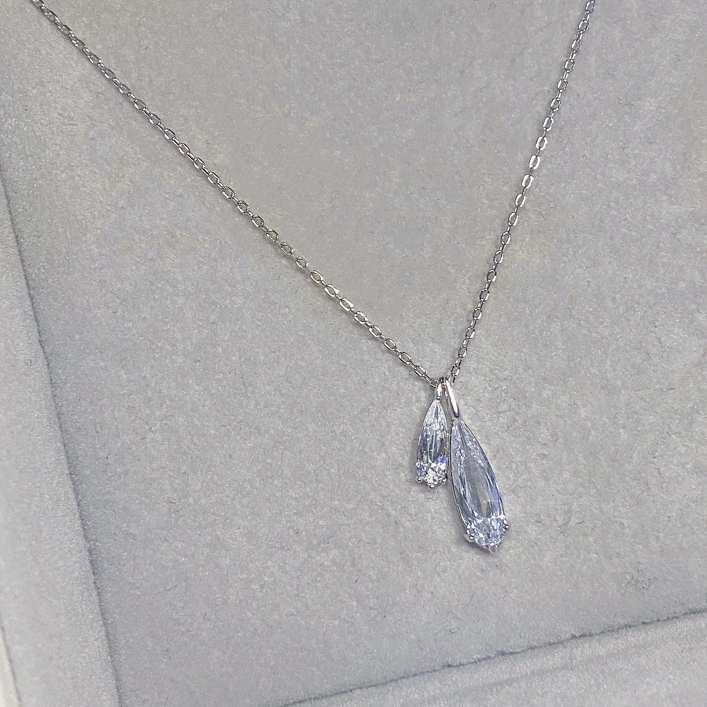 Teardrop Pendant Necklace