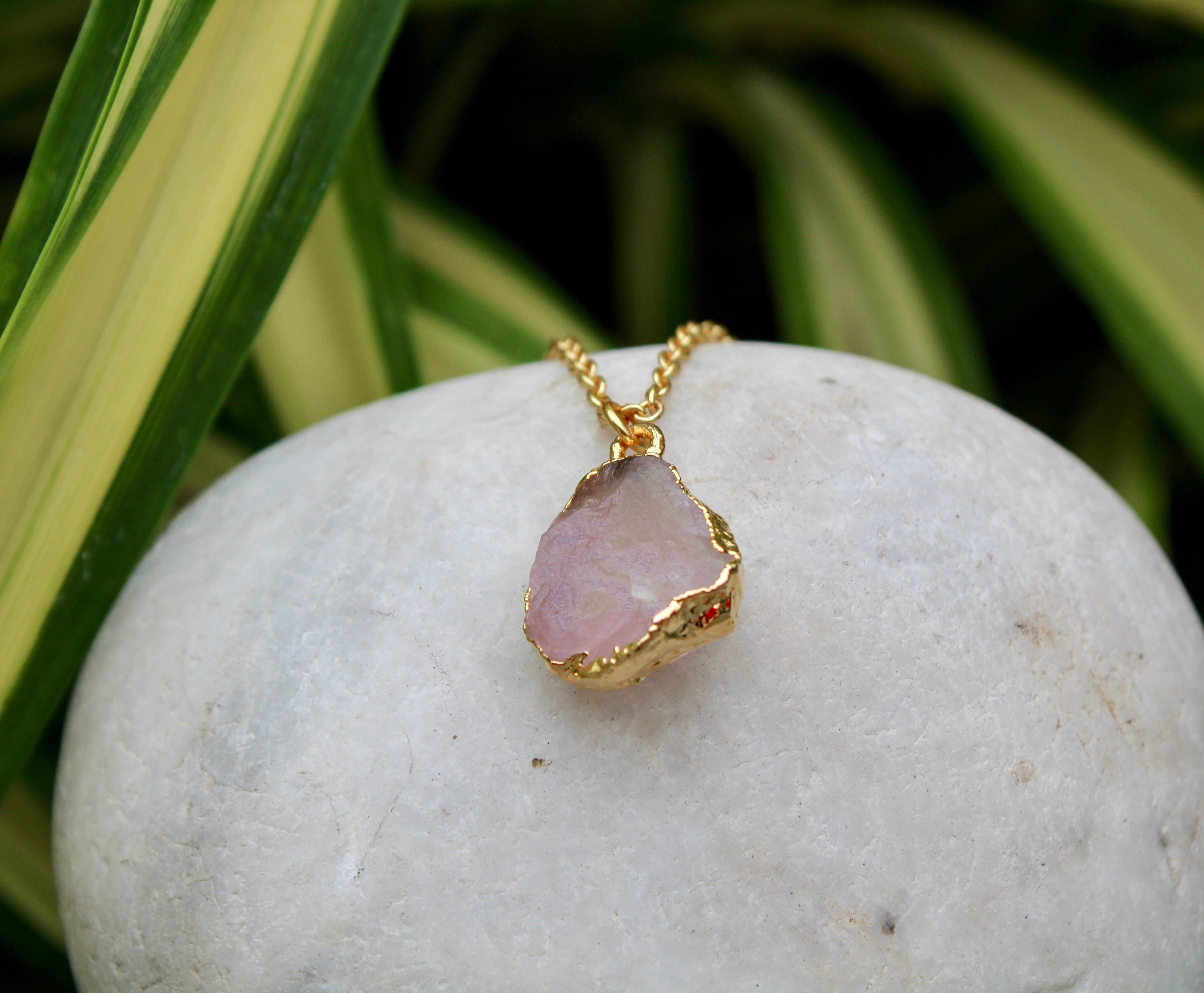 Rose Quarts Necklace