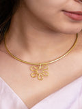 Blooma Brass Necklace